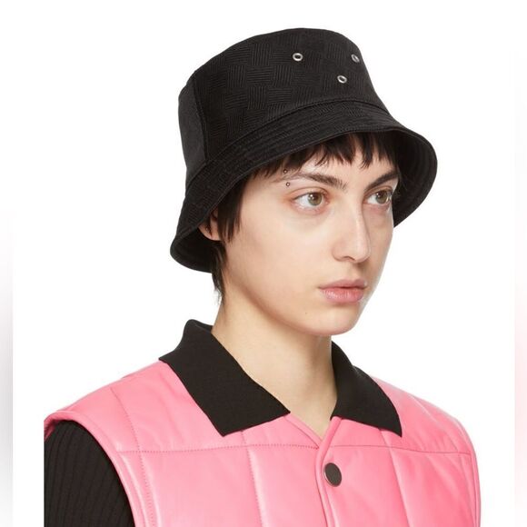 Intreccio Jacquard Nylon Bucket Hat - Picture 5 of 6